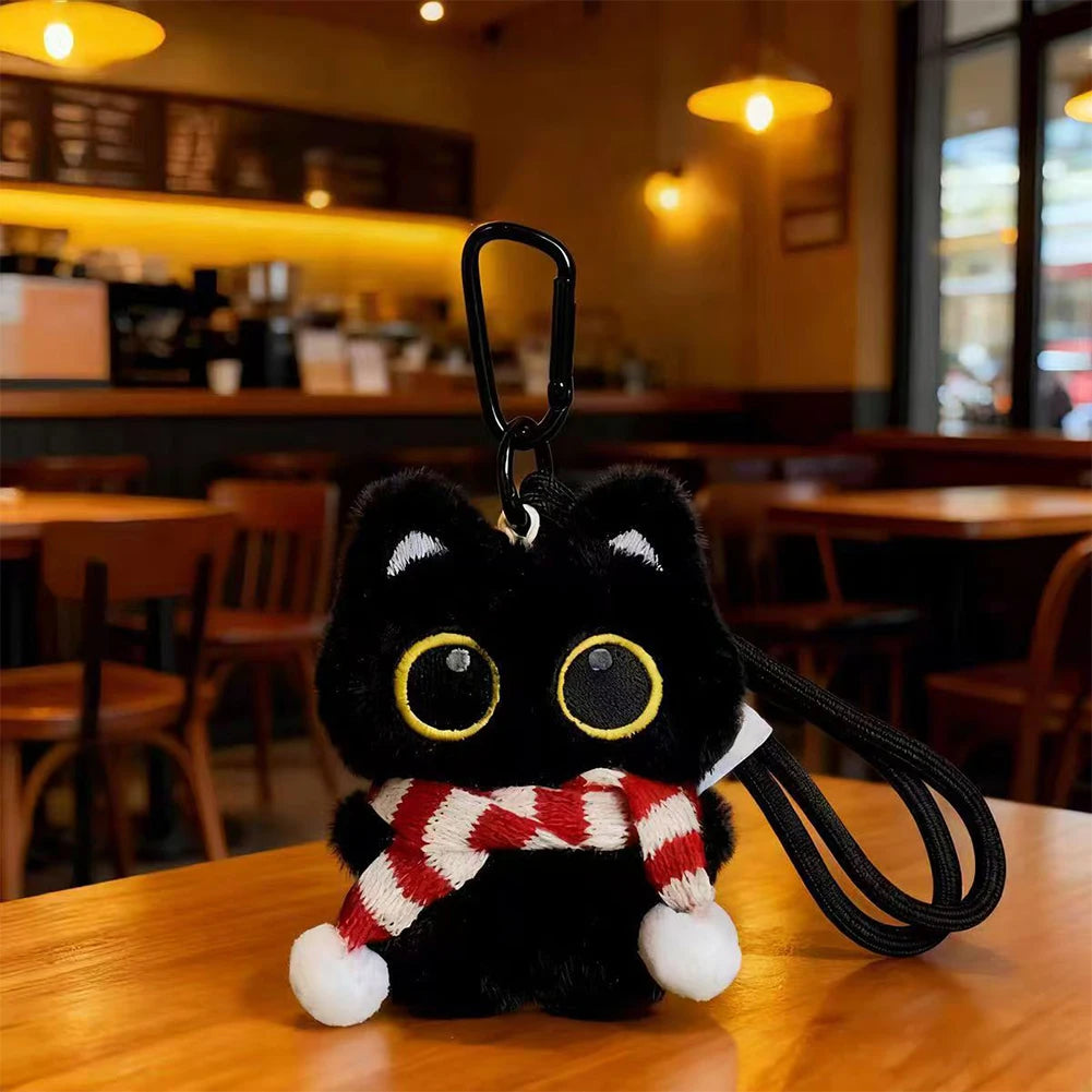 Kawaii Plush Black Cat Doll