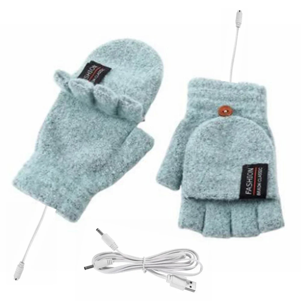 USB Rechargeable Electric Heating Gloves