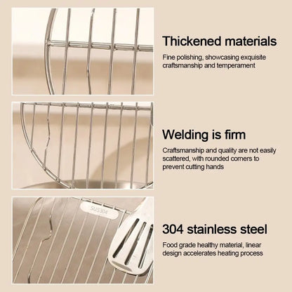 304 Stainless Steamer Cooker Round