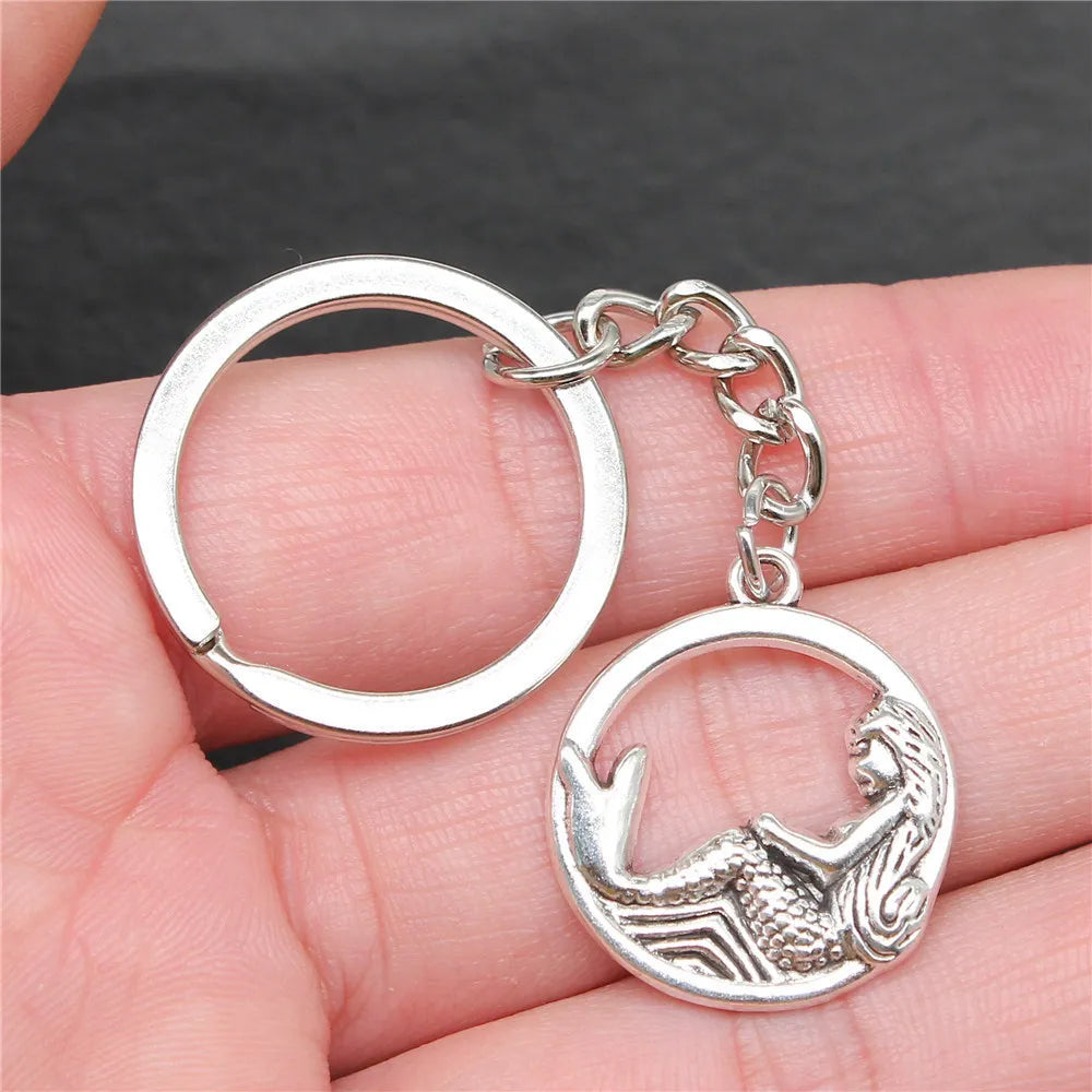 Seahorse Octopus Mermaid Keychains Nail