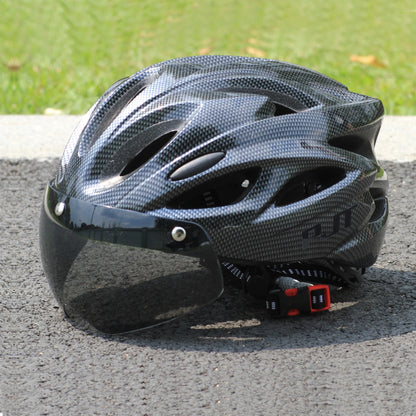 Magnetic Goggle PC Shell Bike Helmet