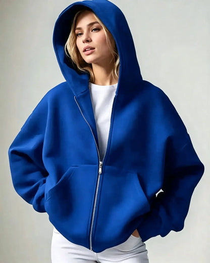 Full-Zip Pocket Hoodie