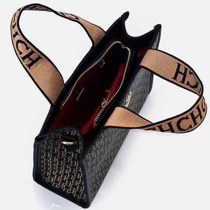 Monogram Print PU Tote