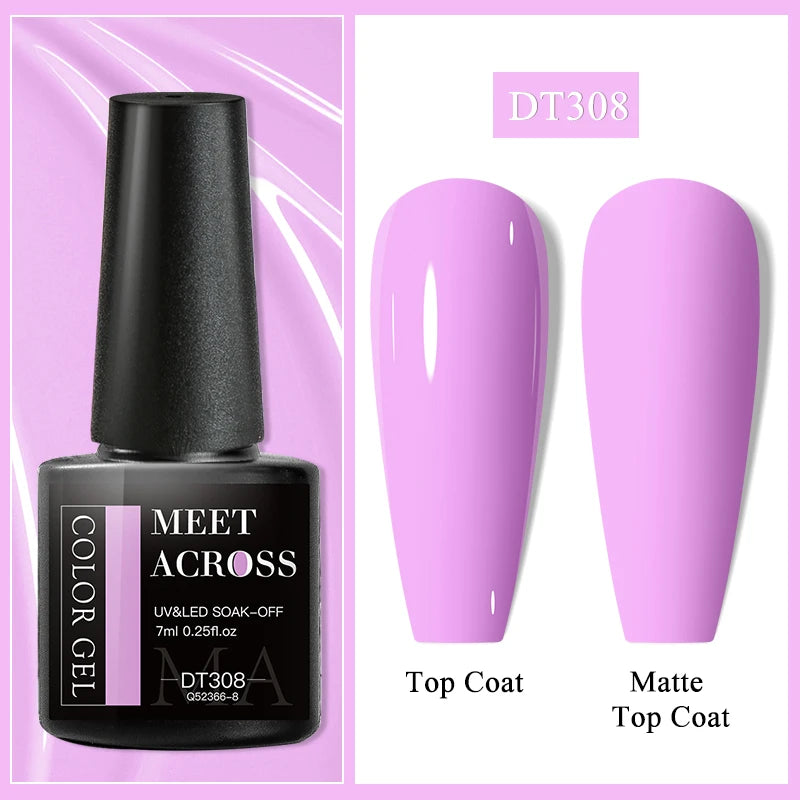 MEET ACROSS Matte Gel Polish
