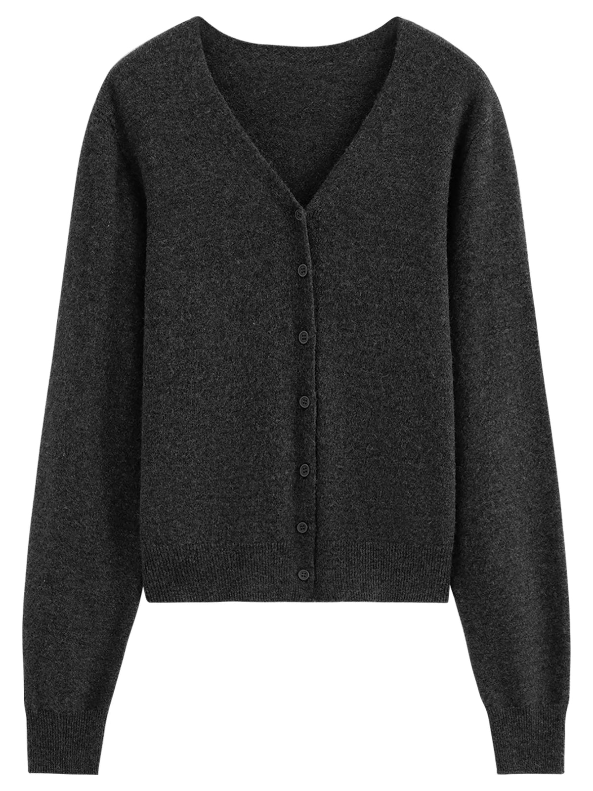 Wool V-Neck Cardigan