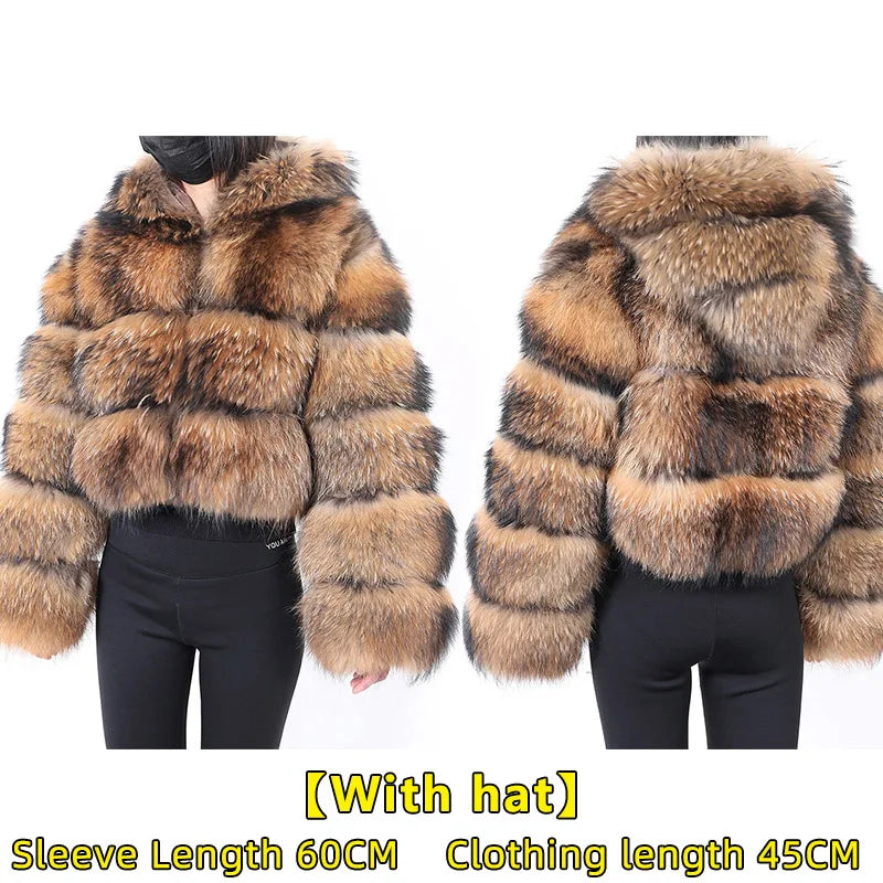 Raccoon Dog Fur Jacket
