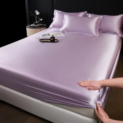 3-Piece Luxury Mulberry Silk Bed Sheet Set
