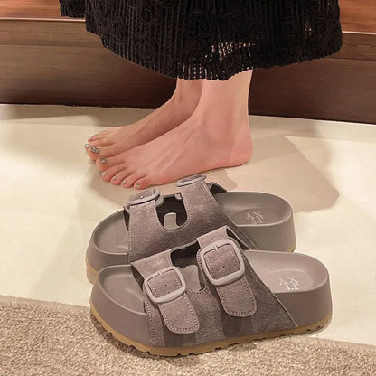 Retro Buckle Platforms