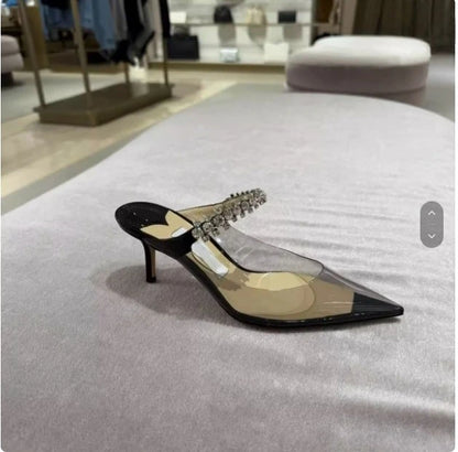 Pointed Toe Mule Heels