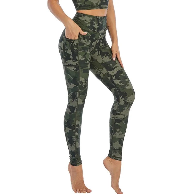 Cloud Hide Camo Trainer Leggings