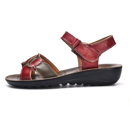Printed Strap Sandals
