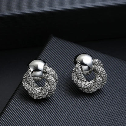 Vintage Twisted Circle Earrings