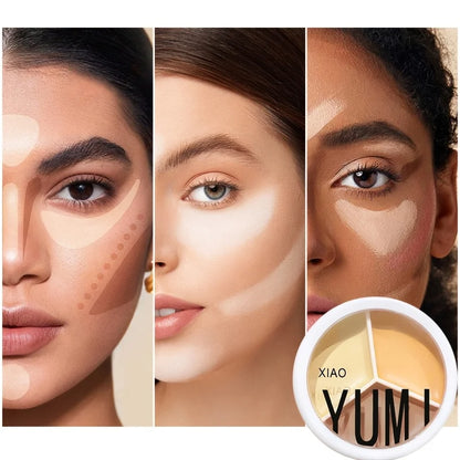 Three Color Concealer Cream Palette