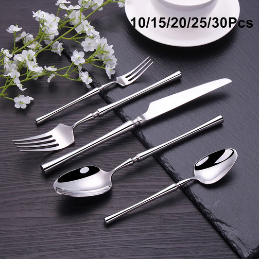 Metal Solid Sliver Cutlery Set