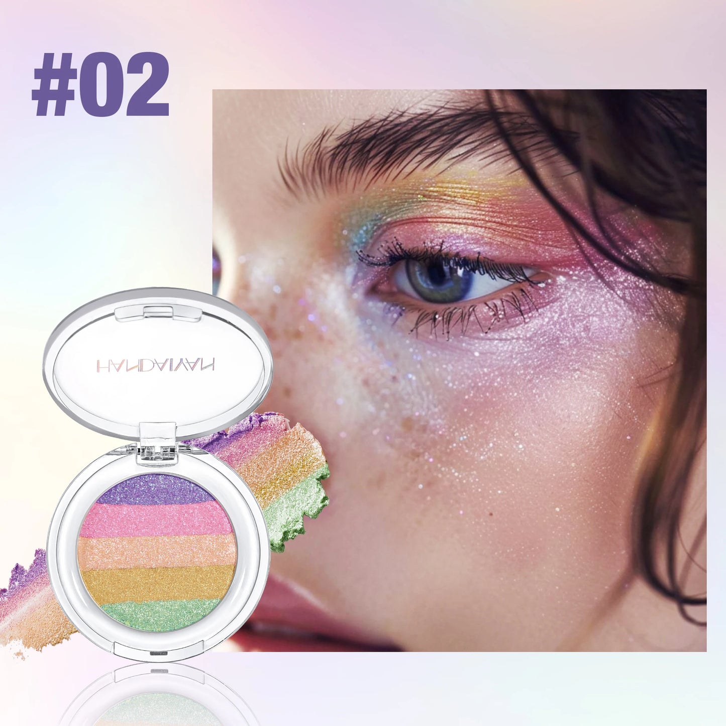 Chameleon Rainbow Eyeshadow Palette