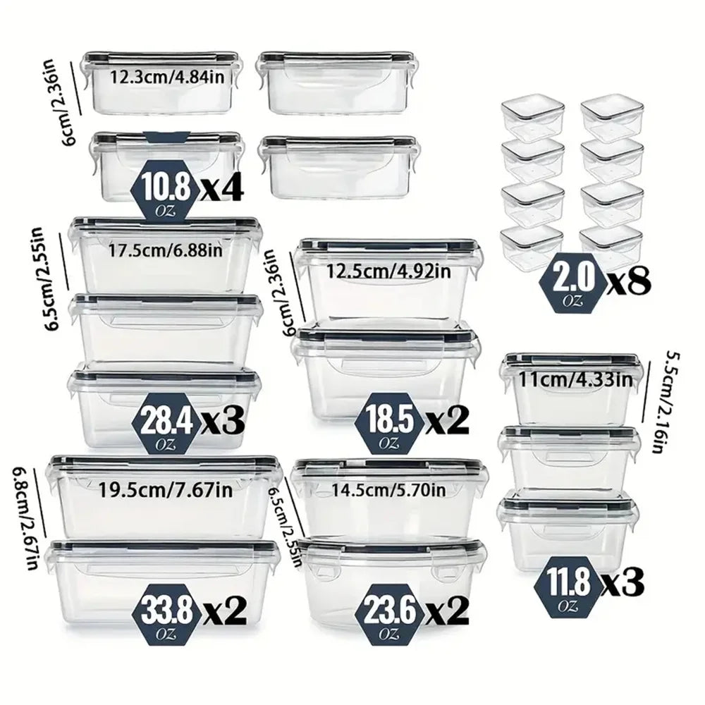 Plastic Modern Style Containers Set