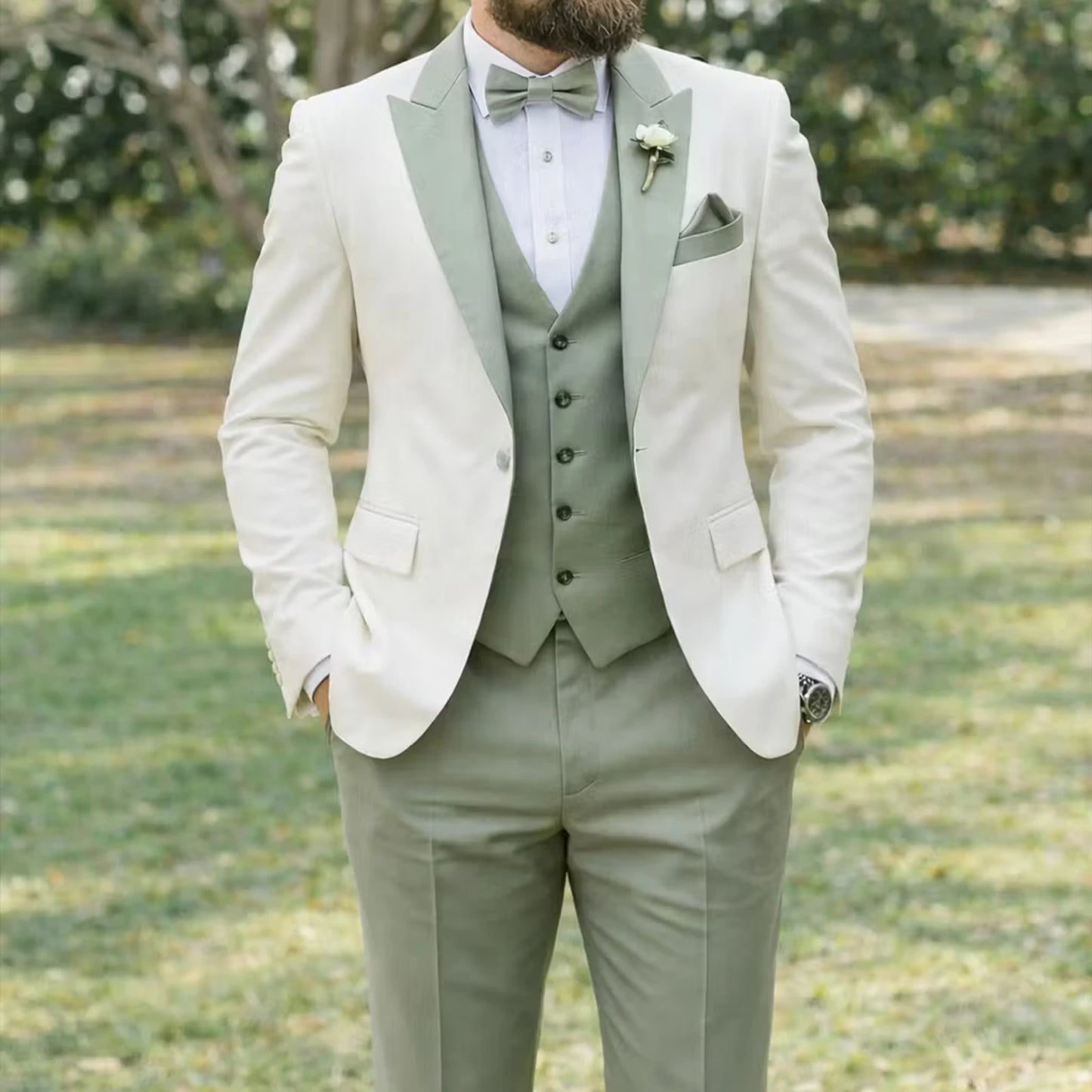 Formal Groom Groomsman Wedding Suit