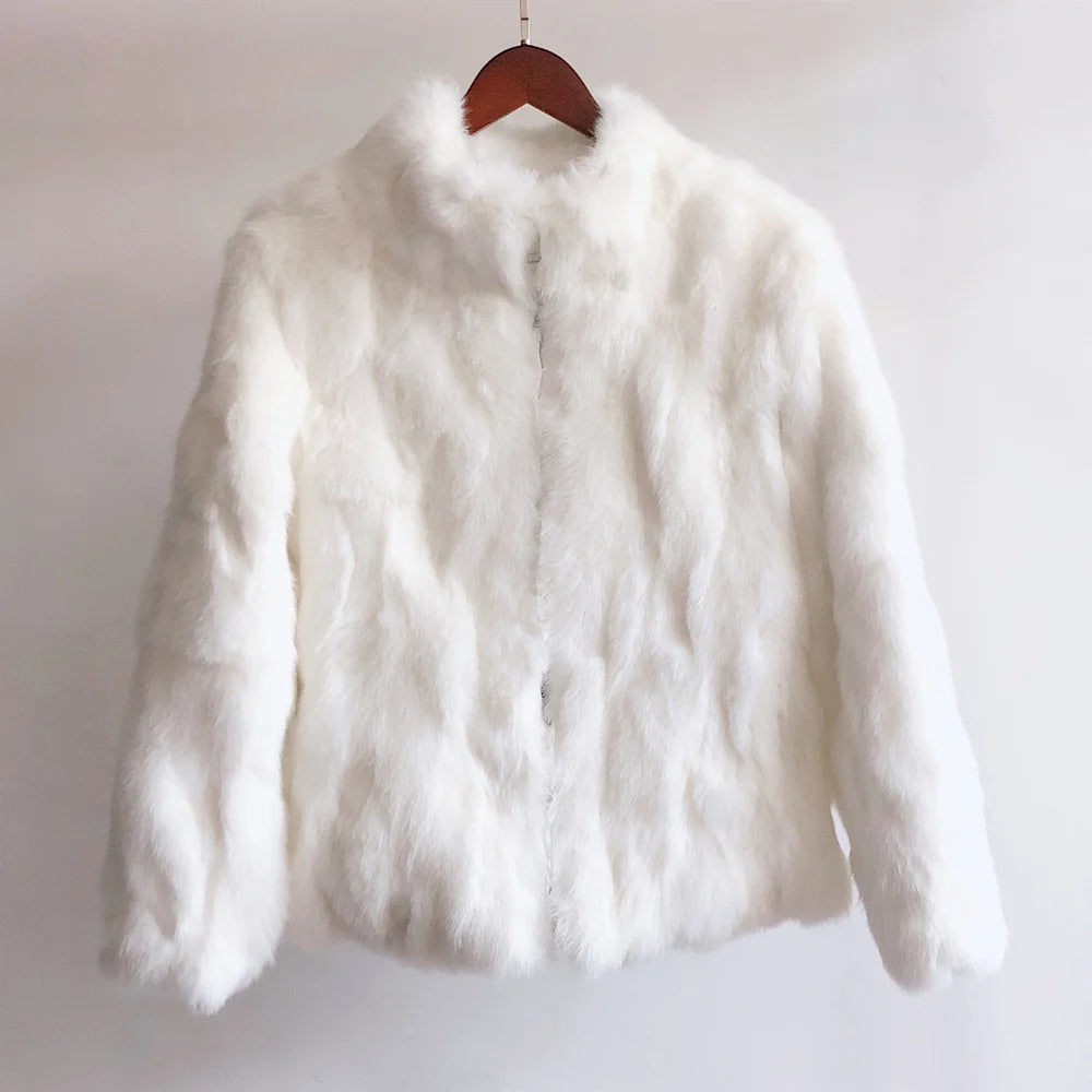 Rabbit Fur Bolero Jacket