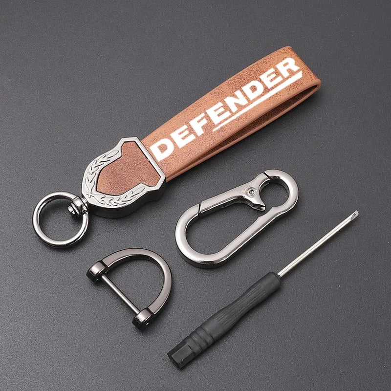Genuine Leather Keychain Car Key