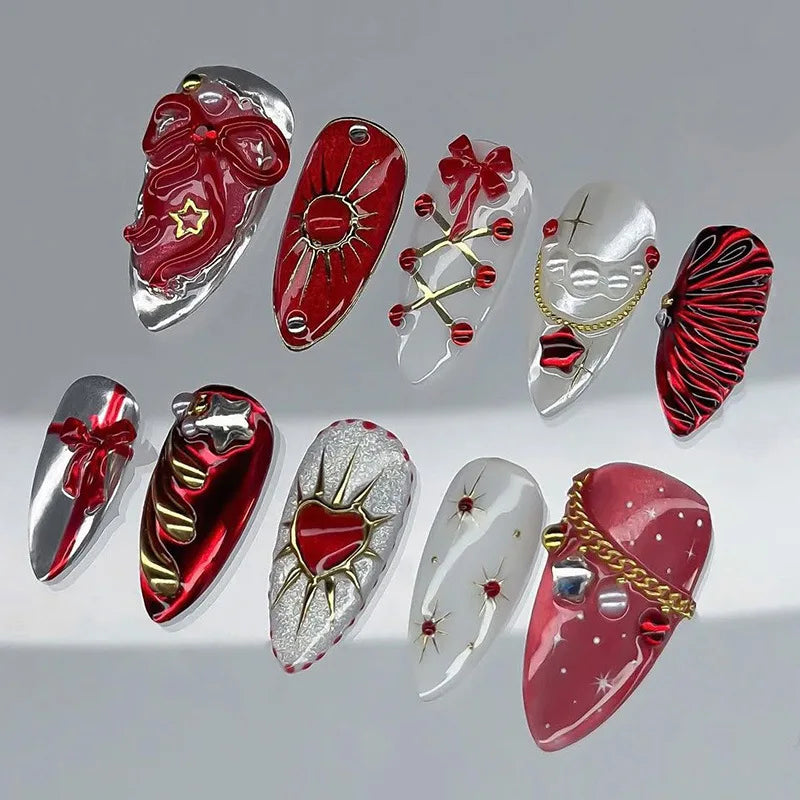Y2K Cat Eye Press-On Nails