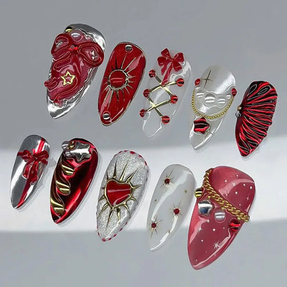 Y2K Cat Eye Press-On Nails