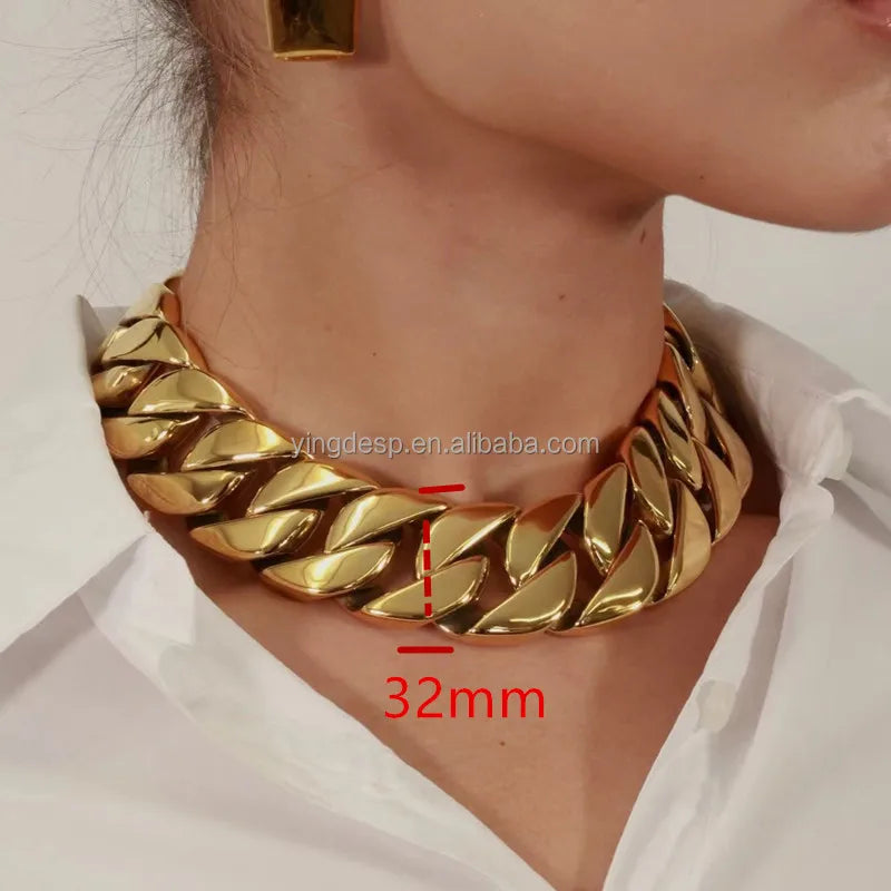 Stainless Steel Vintage K Necklace Party