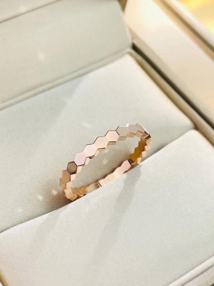 Zircon Wedding Band Ring