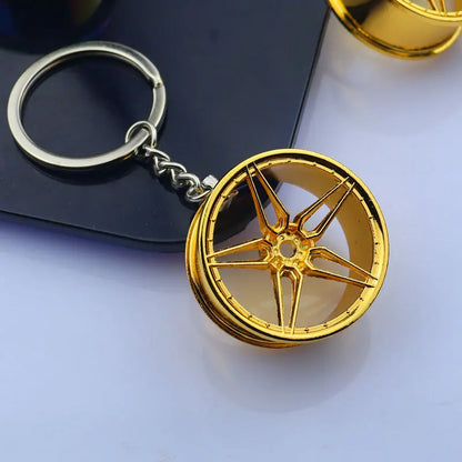 Creative Gear Head Keychain Speed