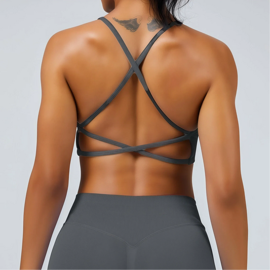 Histello Backless Cross Bra