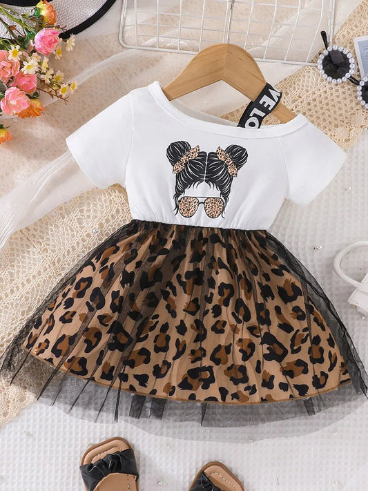 Kids Summer Mesh Dress