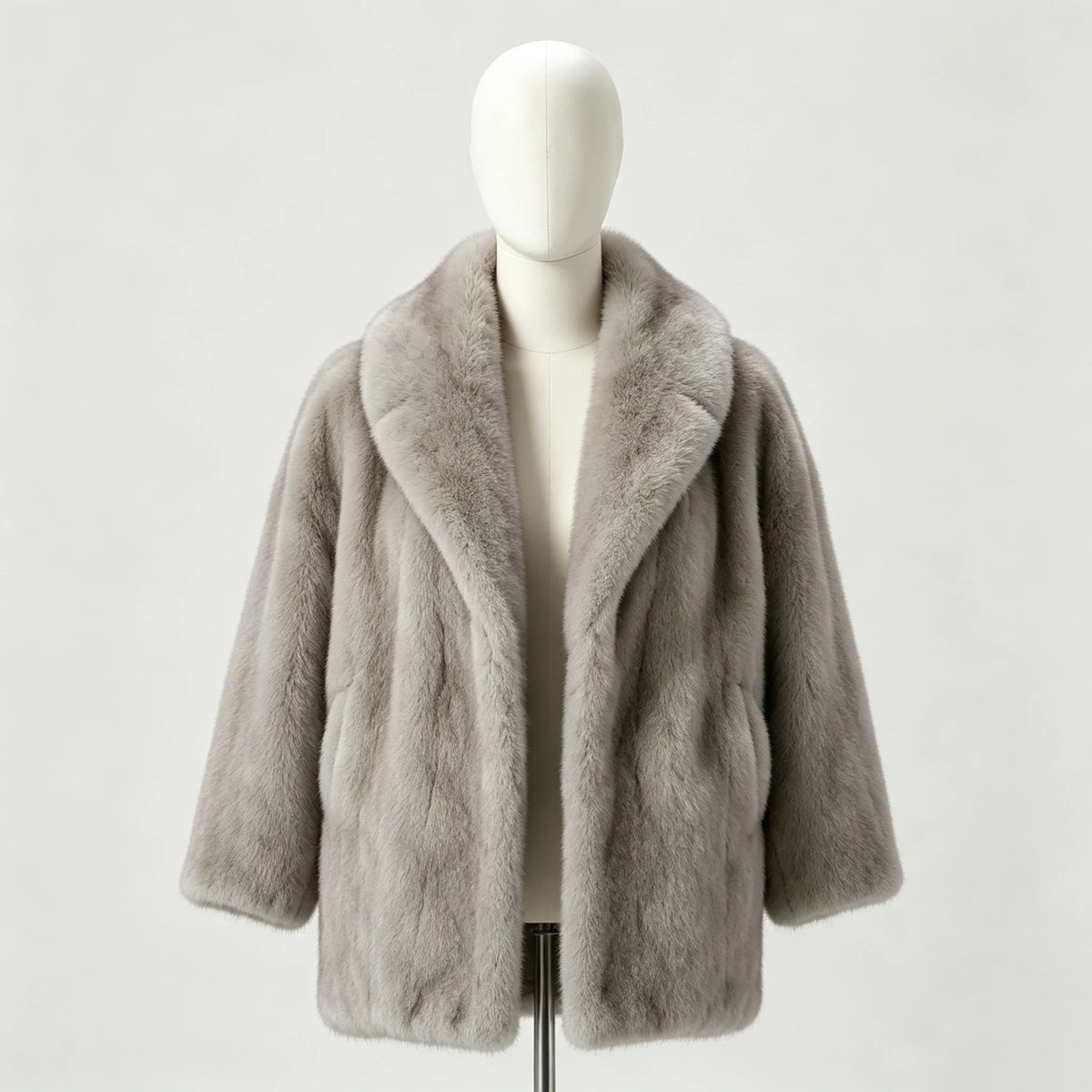 Faux Mink Short Coat