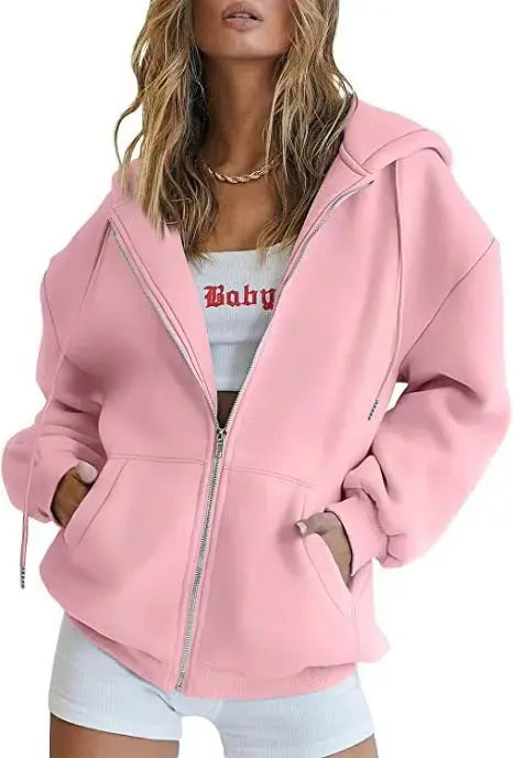 Full-Zip Pocket Hoodie