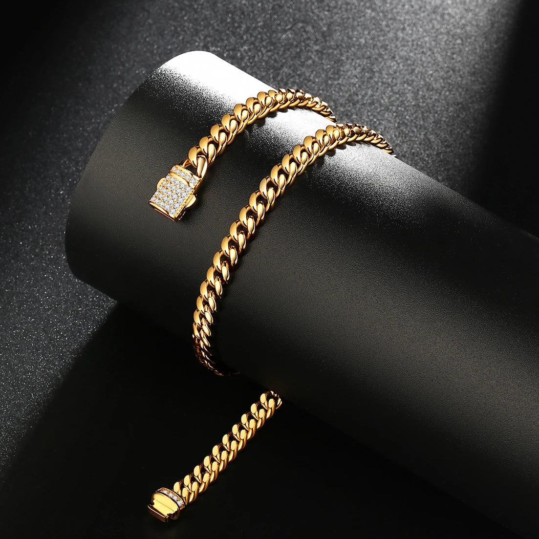 Stainless Steel Cuban Chain Necklace