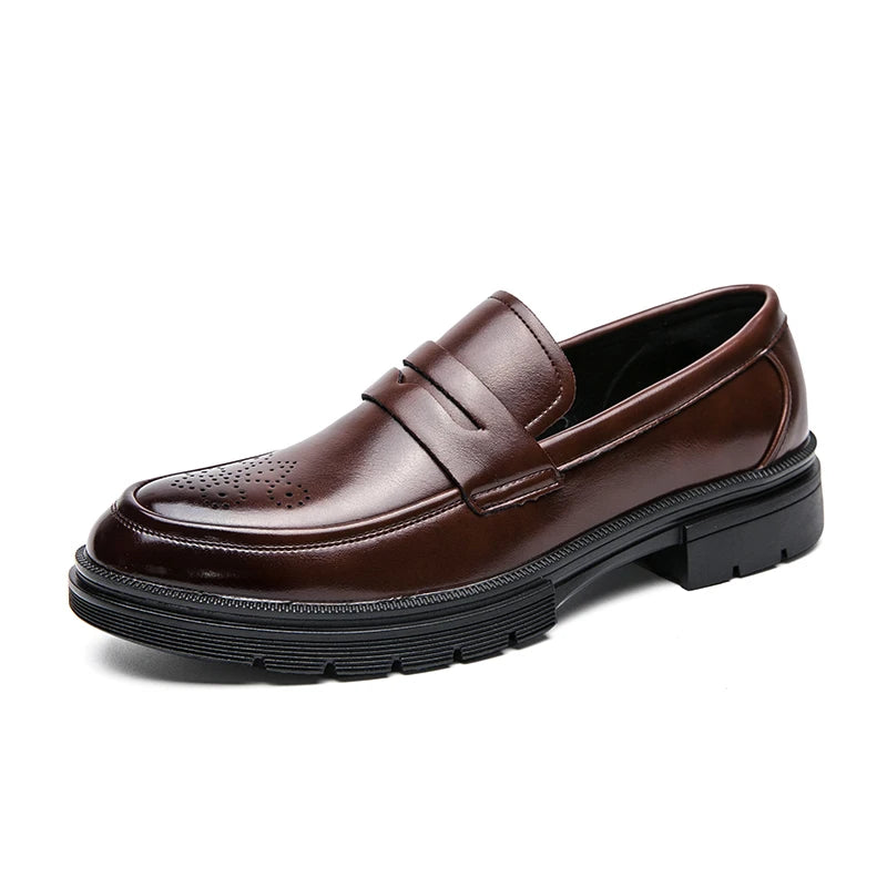 Breathable Leather Business Shoes