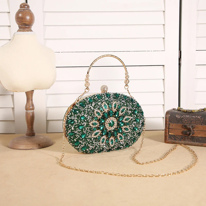 Sunflower Diamond Dinner Bag