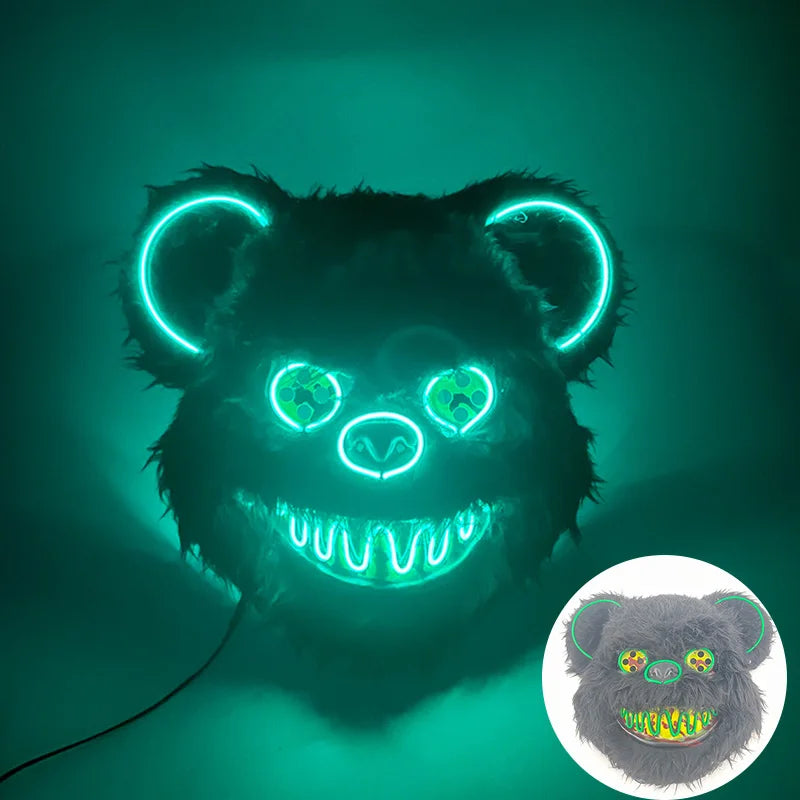 Glowing Bloody Animal Mask