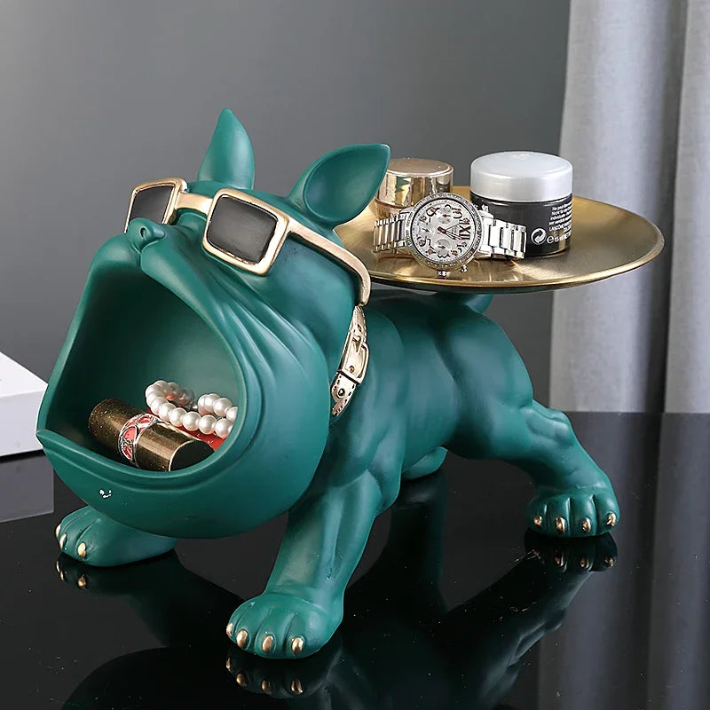 Bulldog Storage Statue