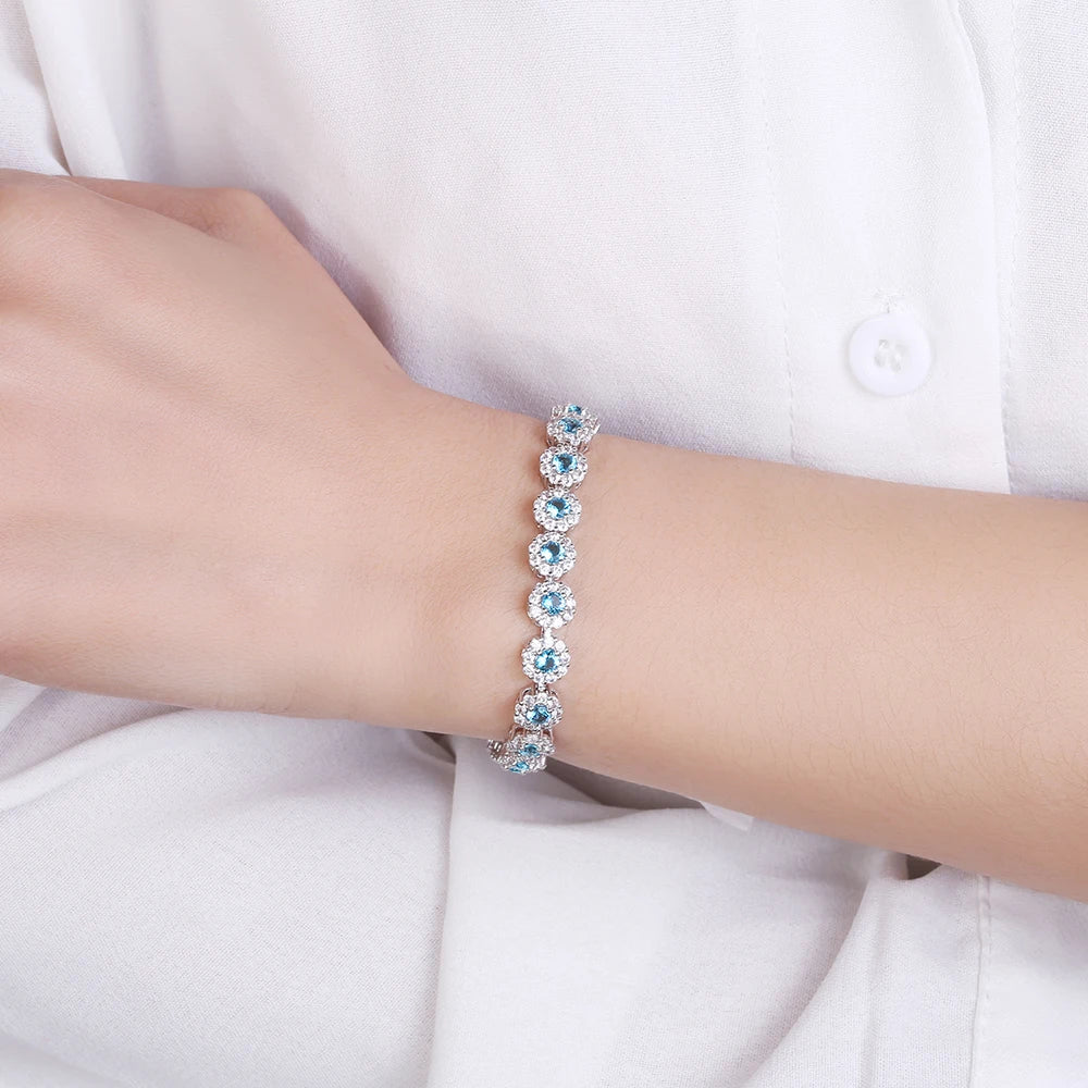 Sparkling Zircon Tennis Bracelet
