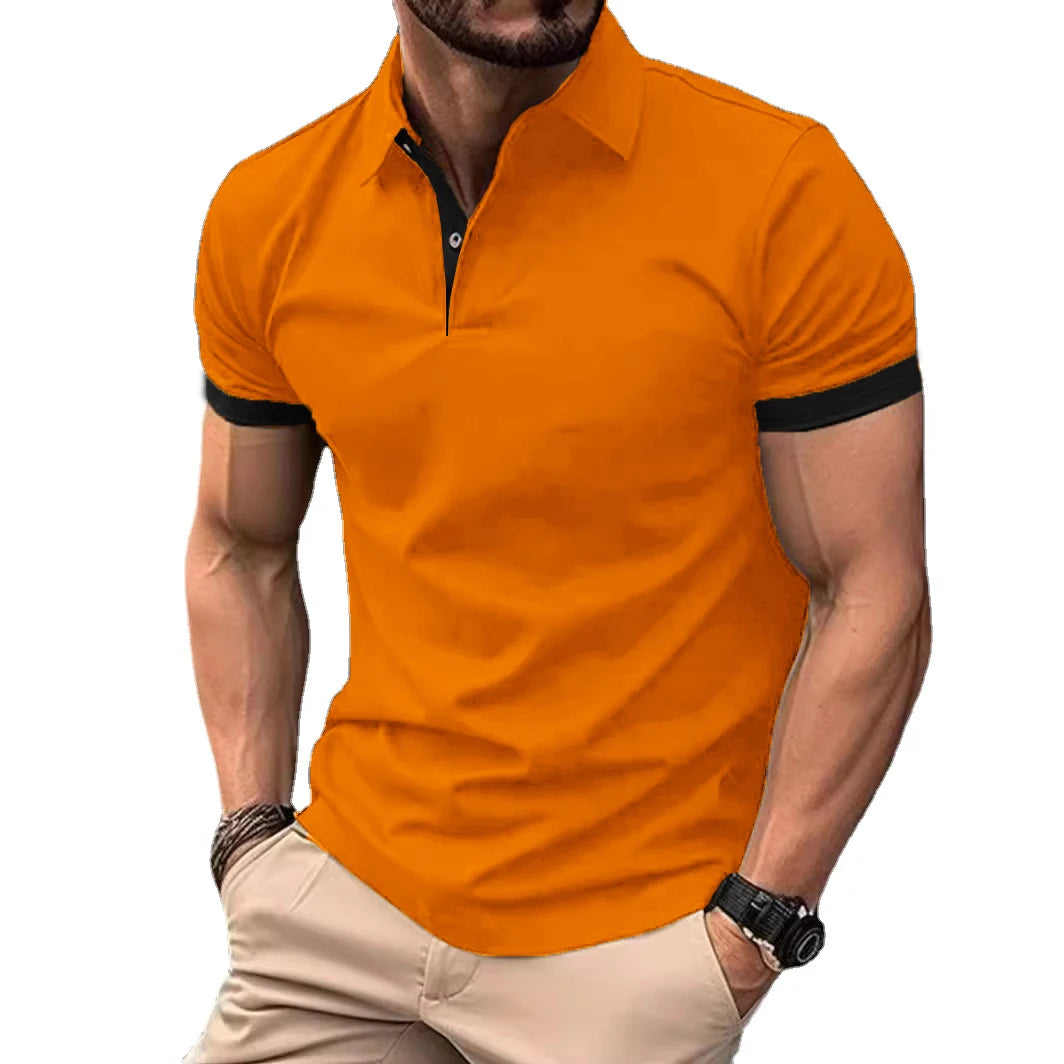 Solid Summer Casual Polo