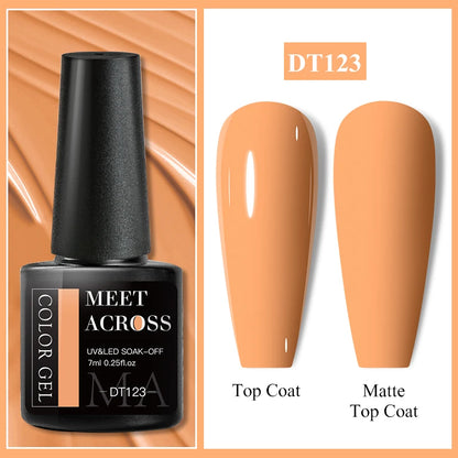 MEET ACROSS Matte Gel Polish