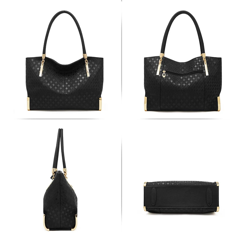 Foxer Sequined Leather Tote