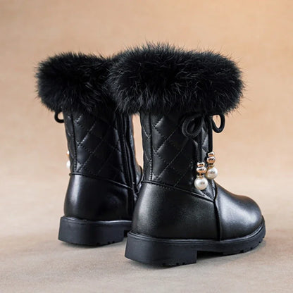 Zip-Up Long-Tube Winter Boots