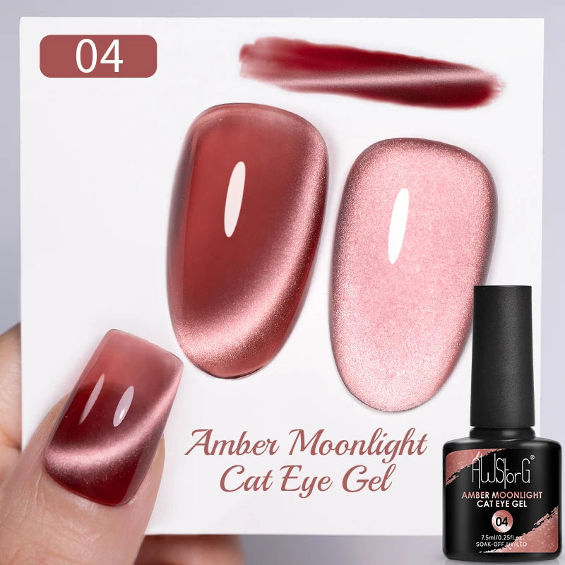 Pink Cat Eye Gel Polish
