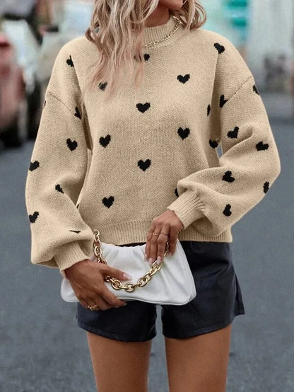 Flare Sleeve Pullover Sweater