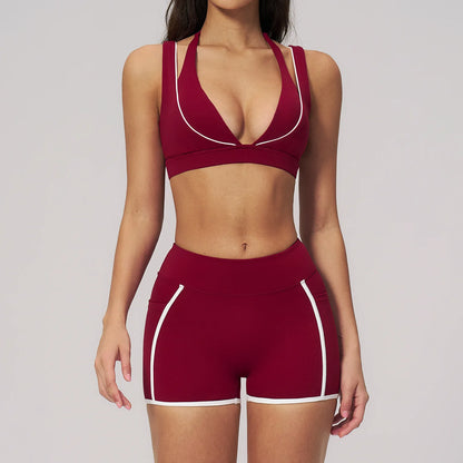Striped Yoga Set