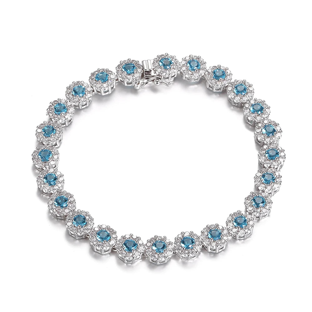 Sparkling Zircon Tennis Bracelet