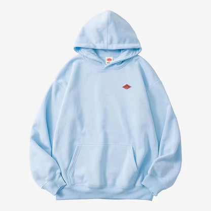 Plush Embroidered Hooded Sweatshirt