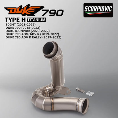 KTM Duke 790/890 Exhaust Mid-Link Pipe