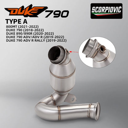 KTM Duke 790/890 Exhaust Mid-Link Pipe