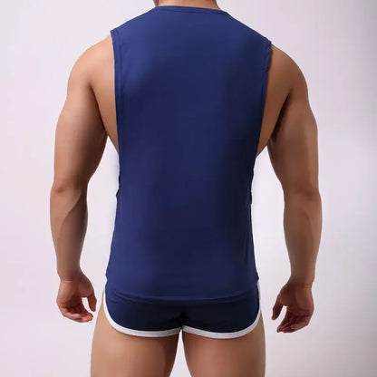 Sleeveless Undershirt Boxer Shorts Set